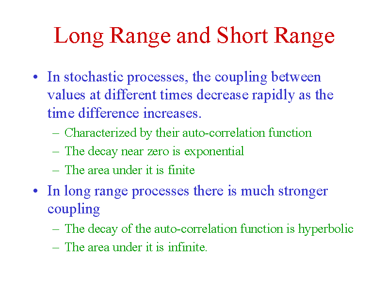 Long Range And Short Range